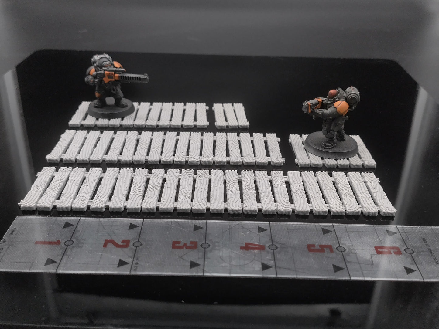 Duckboard 5 piece set wargaming scatter terrain - Sci-Fi grimdark terrain | Trench Warfare Zone