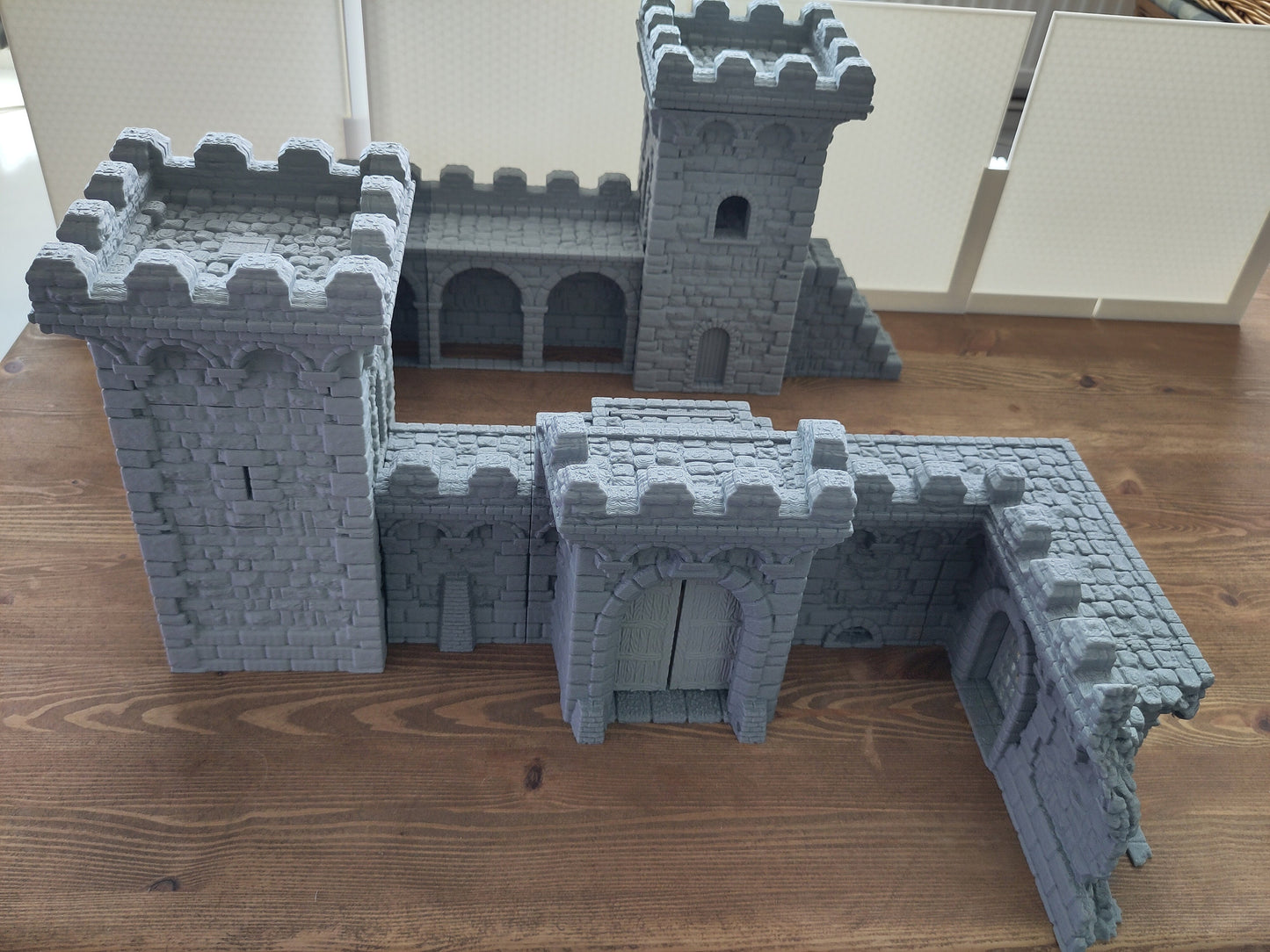 Modular walls 28mm wargaming terrain - make your own fortress! | Part of The Fortress set