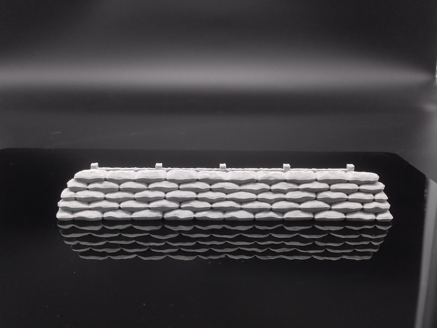 Sandbag barricades wargaming scatter terrain - Sci-Fi grimdark terrain | Trench Warfare Zone