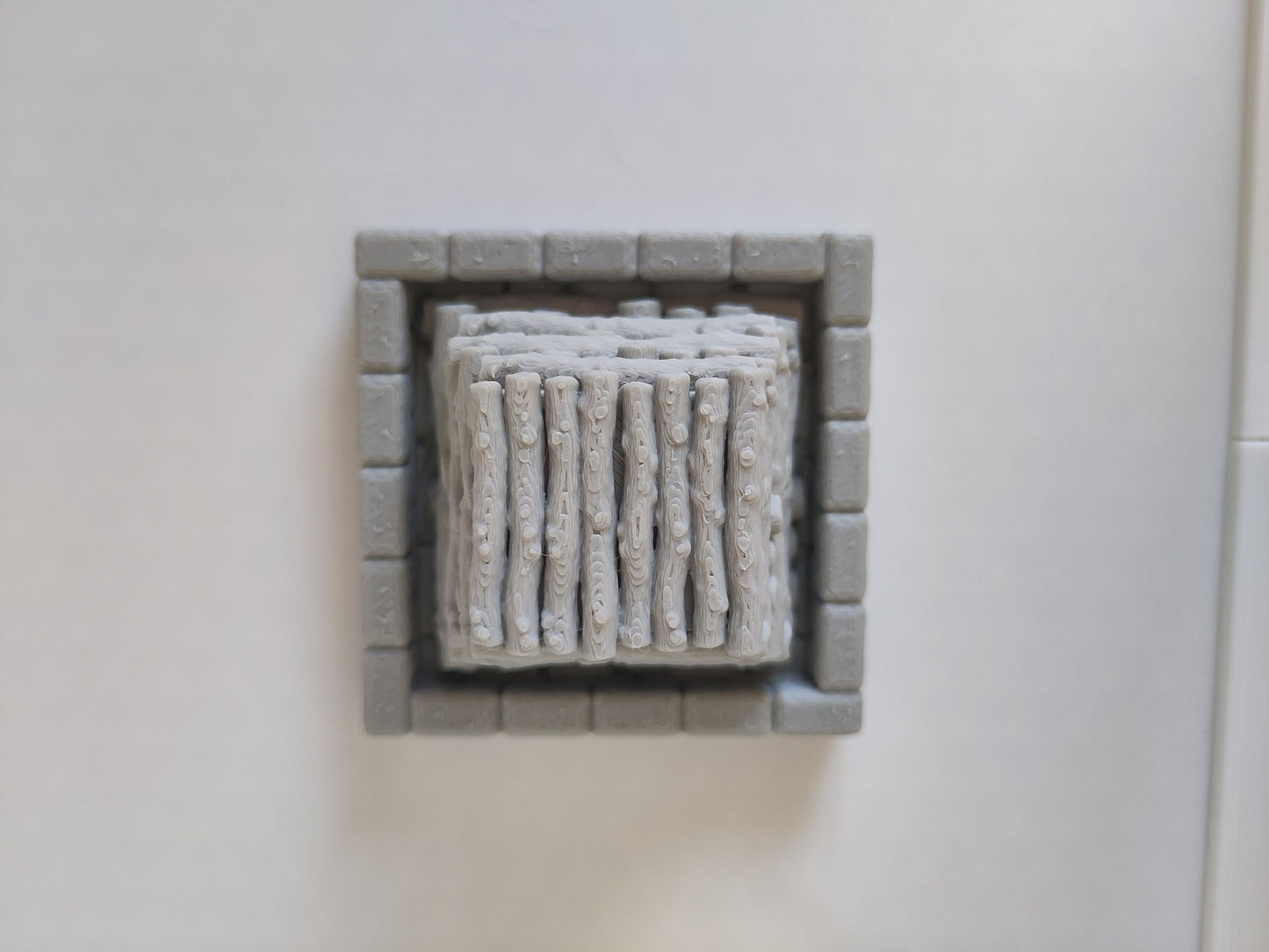 Alarm horn and pyre for 28mm tabletob games terrain