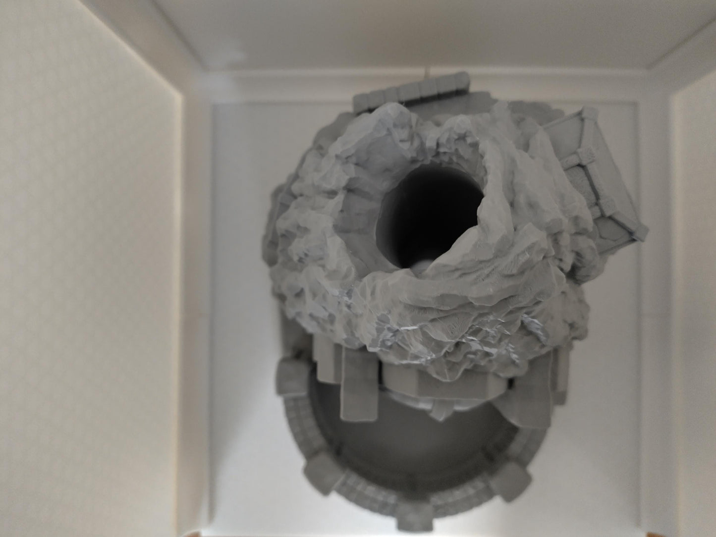 Dwarven mountain dice tower | Dice tower for TTRPGs like D&D | 3d printed accessory for tabletop and war games