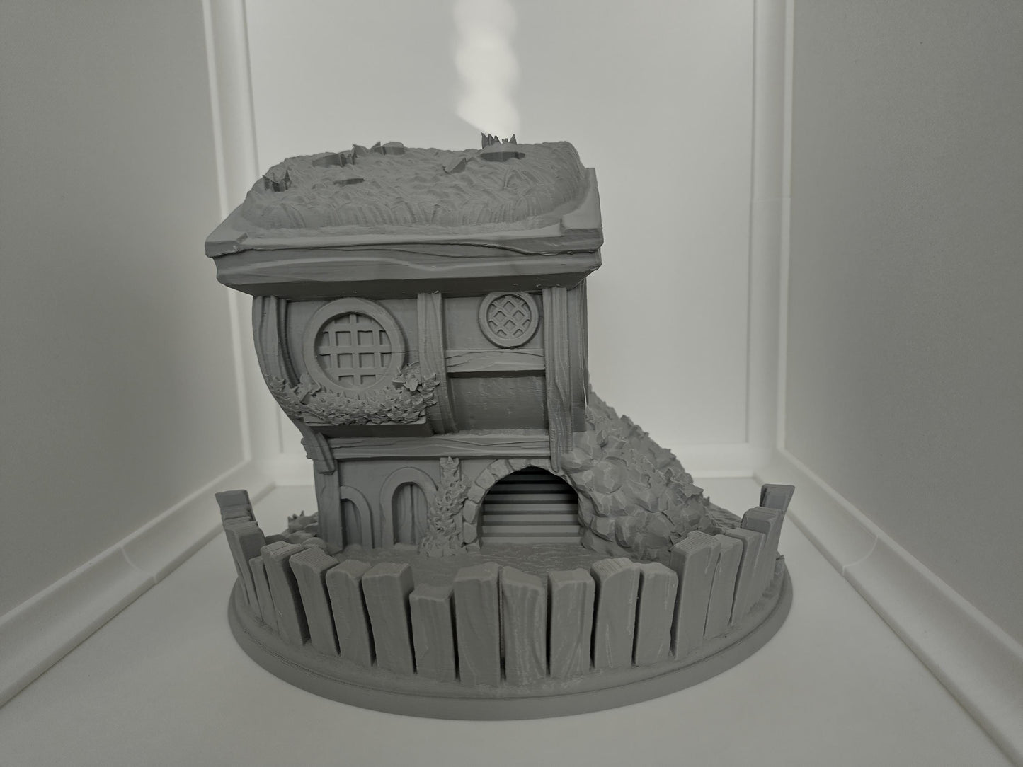 Greenhill dice tower with tray TTRPGs and other tablet top dice games | 3d printed accessory for dice games