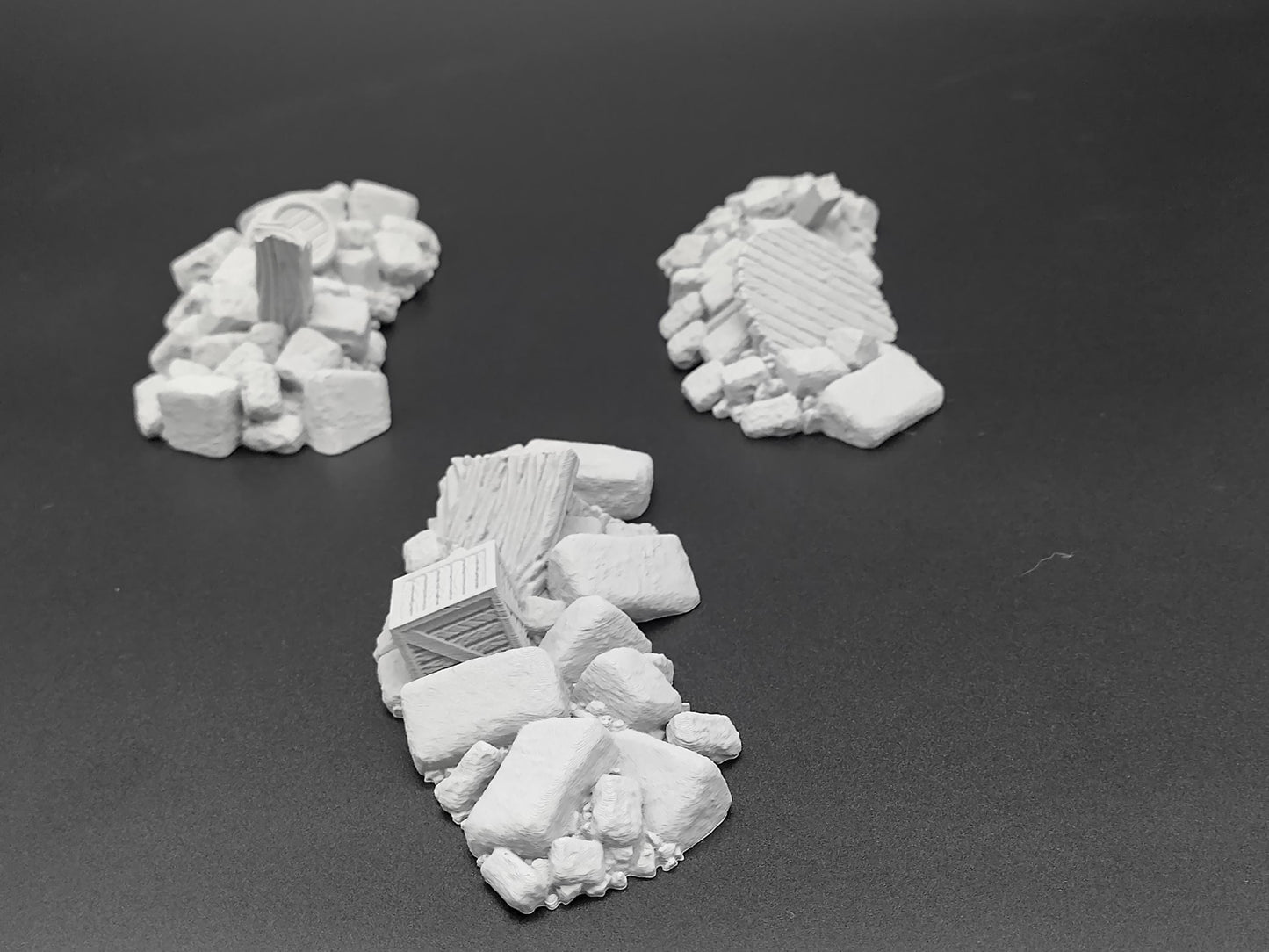 Debris barriers 28mm scale | 3D printed scatter terrain