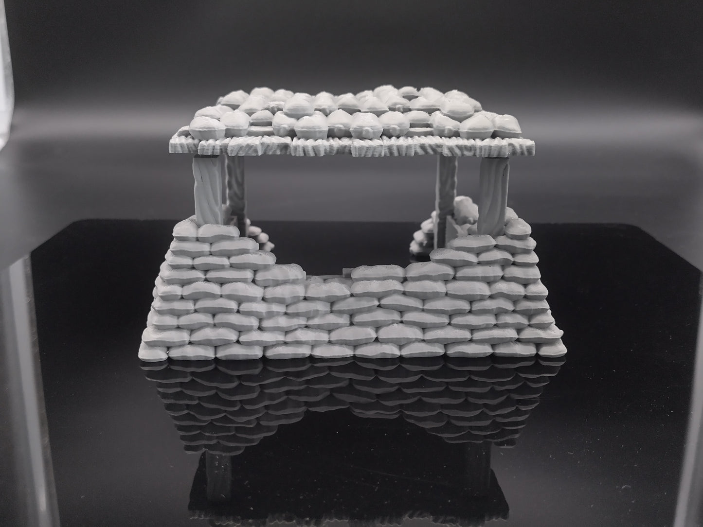 Sandbag bunker wargaming scatter terrain - Sci-Fi grimdark terrain | Trench Warfare Zone