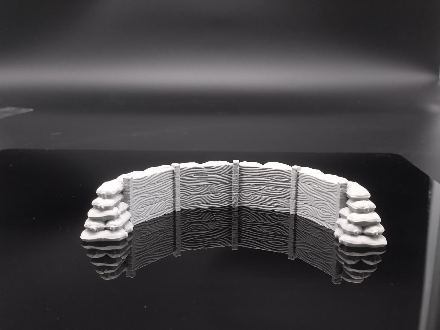 Sandbag barricades wargaming scatter terrain - Sci-Fi grimdark terrain | Trench Warfare Zone