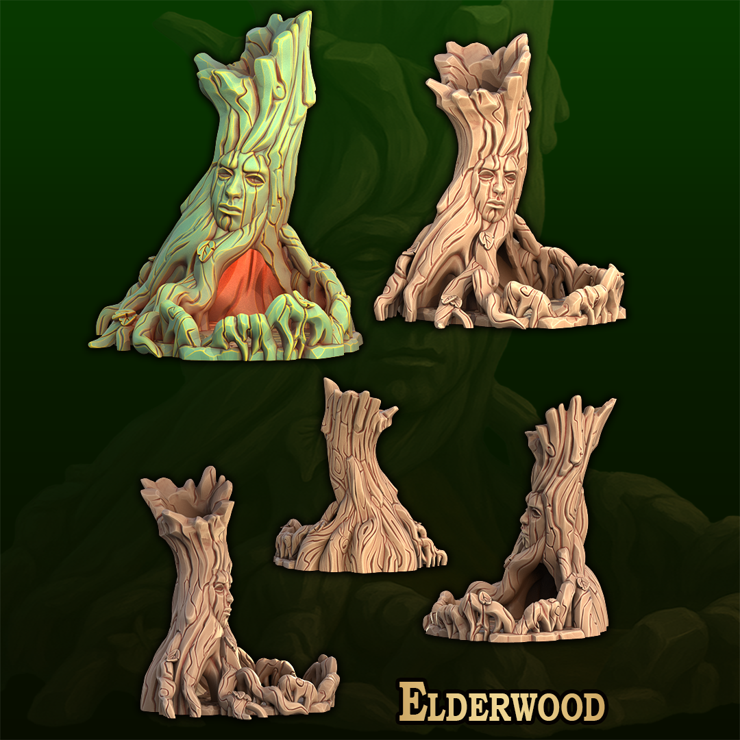 Elderwood dice tower for tabletop games