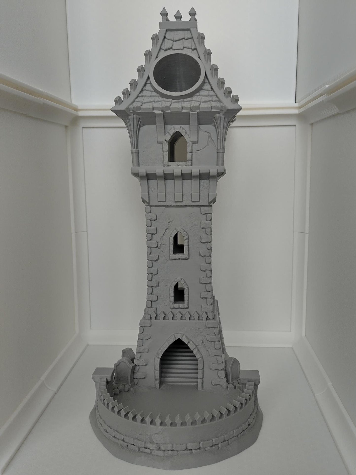 Bat lair dice tower for TTRPGs and other tablet top dice games  | 3d printed accessory for dice games