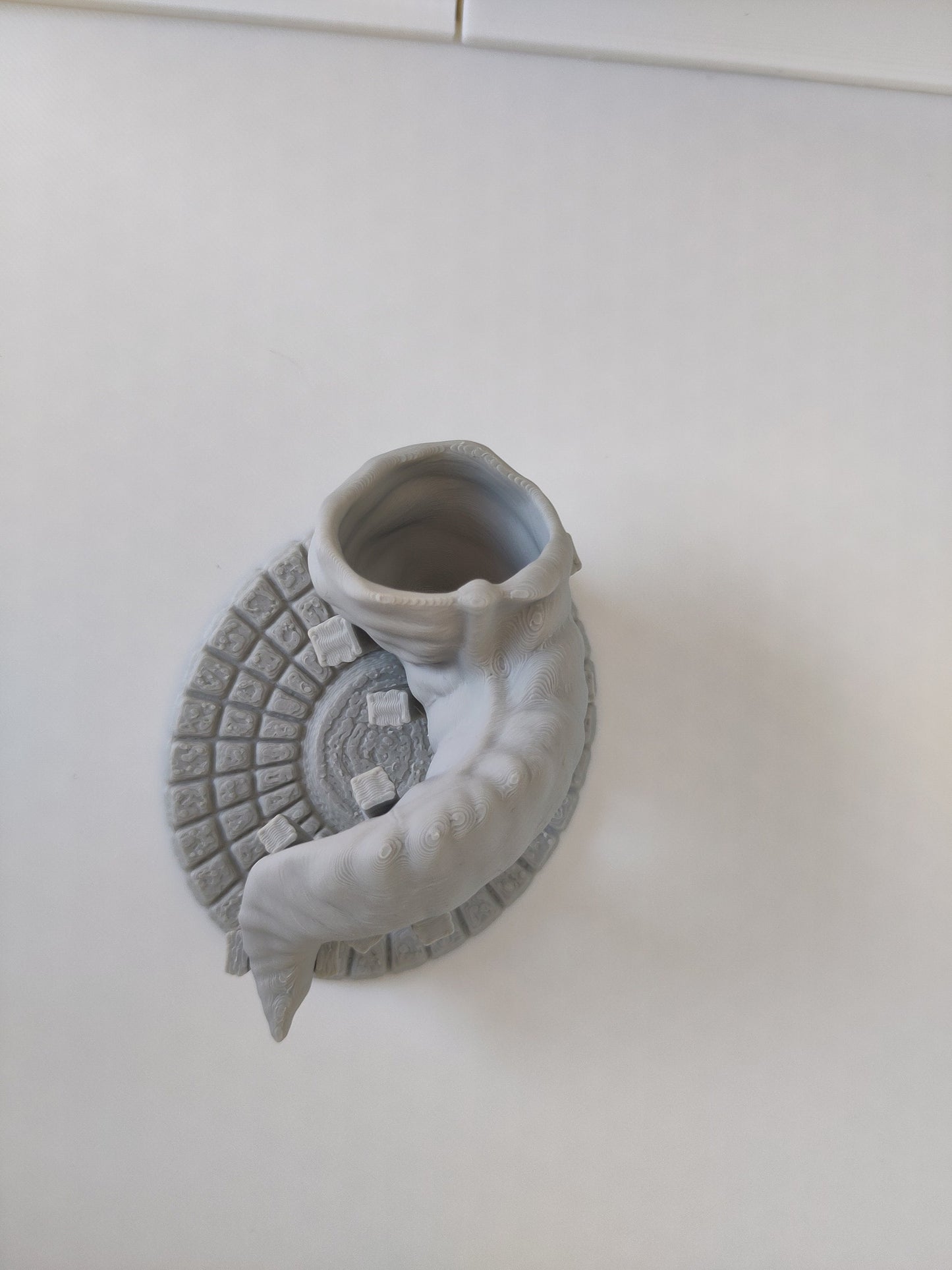Alarm horn and pyre for 28mm tabletob games terrain
