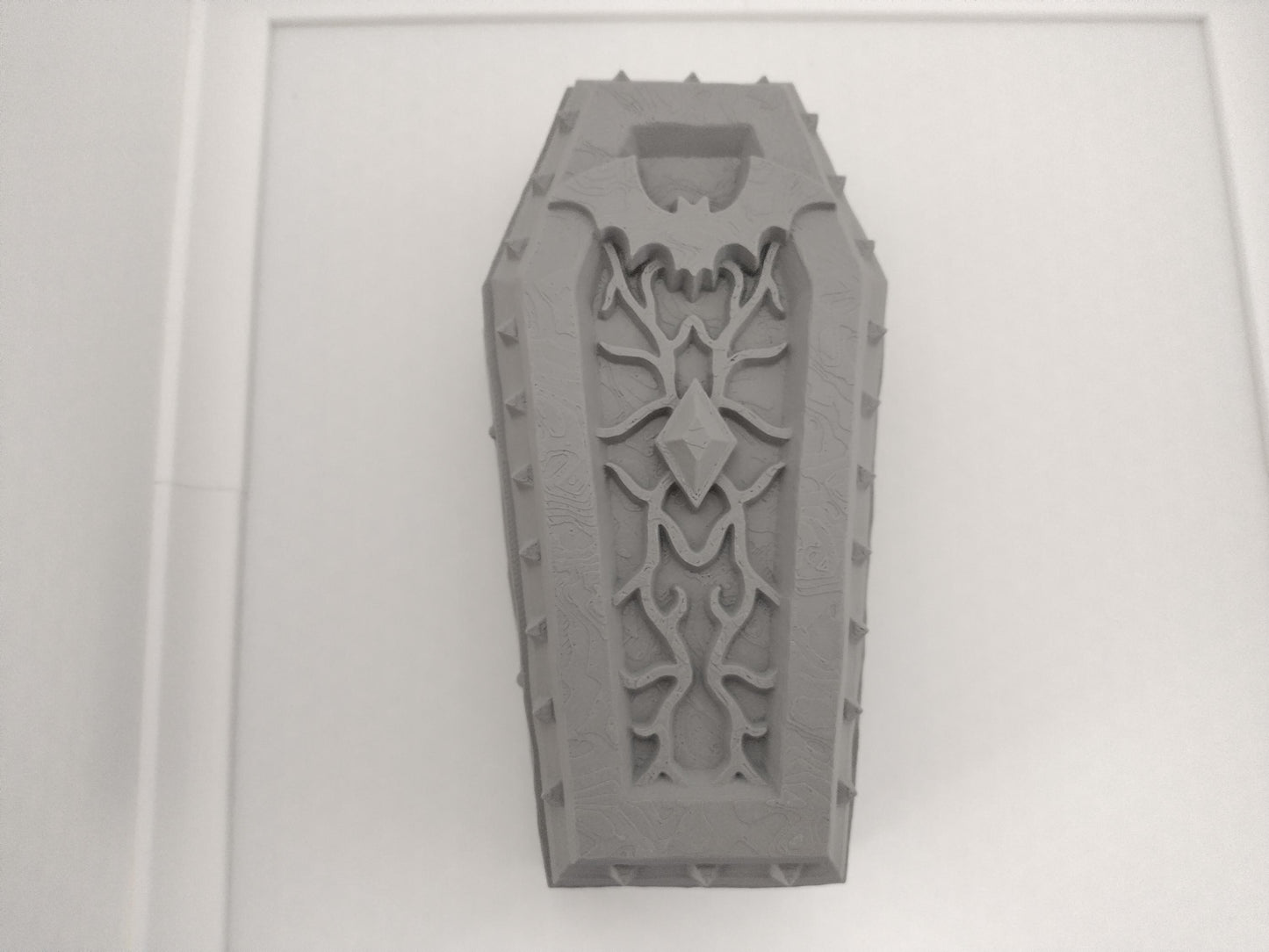 Coffin dice box |  batlord's lair dice storage | 3d printed accessory for tabletop and war games