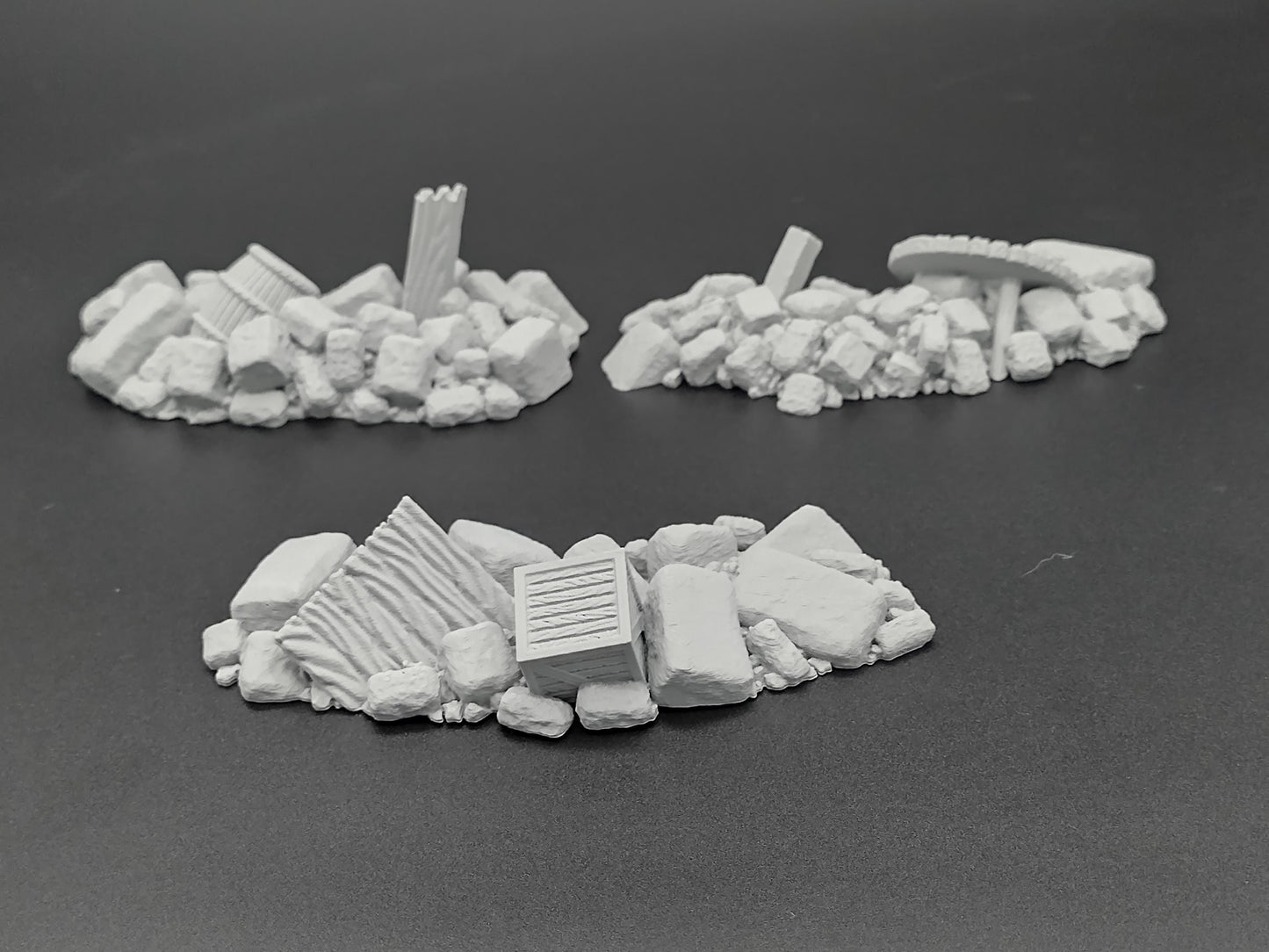 Debris barriers 28mm scale | 3D printed scatter terrain