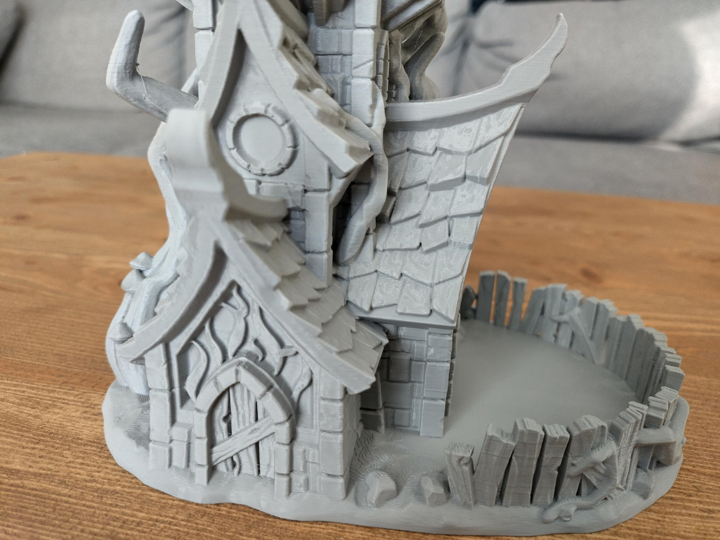 Wicked manor dice tower with tray | Dice tower for TTRPGs like D&D | 3d printed accessory for tabletop  and war games