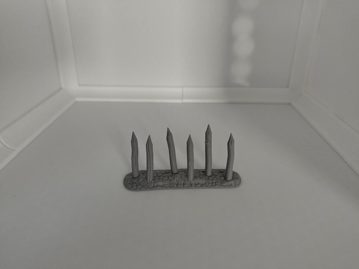 Spiky barrier | 3D printed wargaming & rpg miniature terrain
