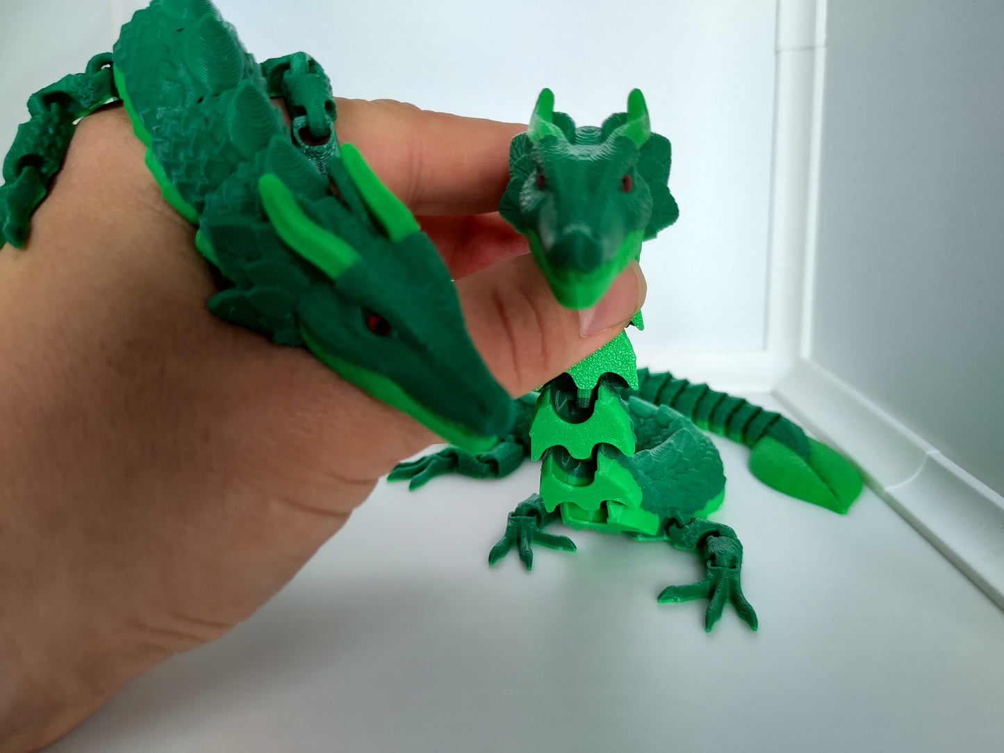 Articulating leaf dragon | 3D printed