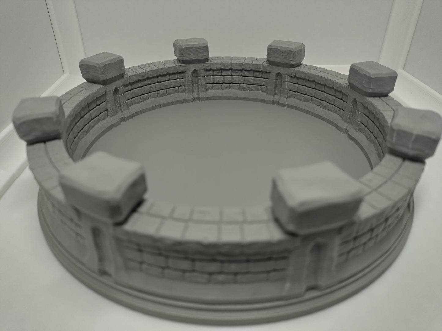 Dwarven walled dice tray | 3d printed accessory for tabletop RPGs and war games