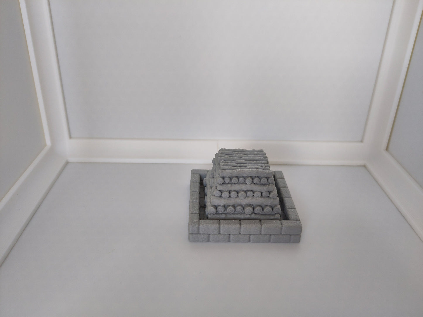 Alarm horn and pyre for 28mm tabletob games terrain