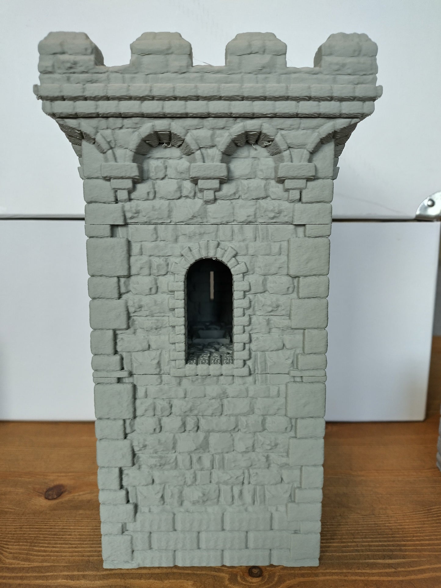 Modular tower terrain 28mm - 3D Printed medieval fortress for fantasy Wargaming & RPGs | Part of The Fortress set