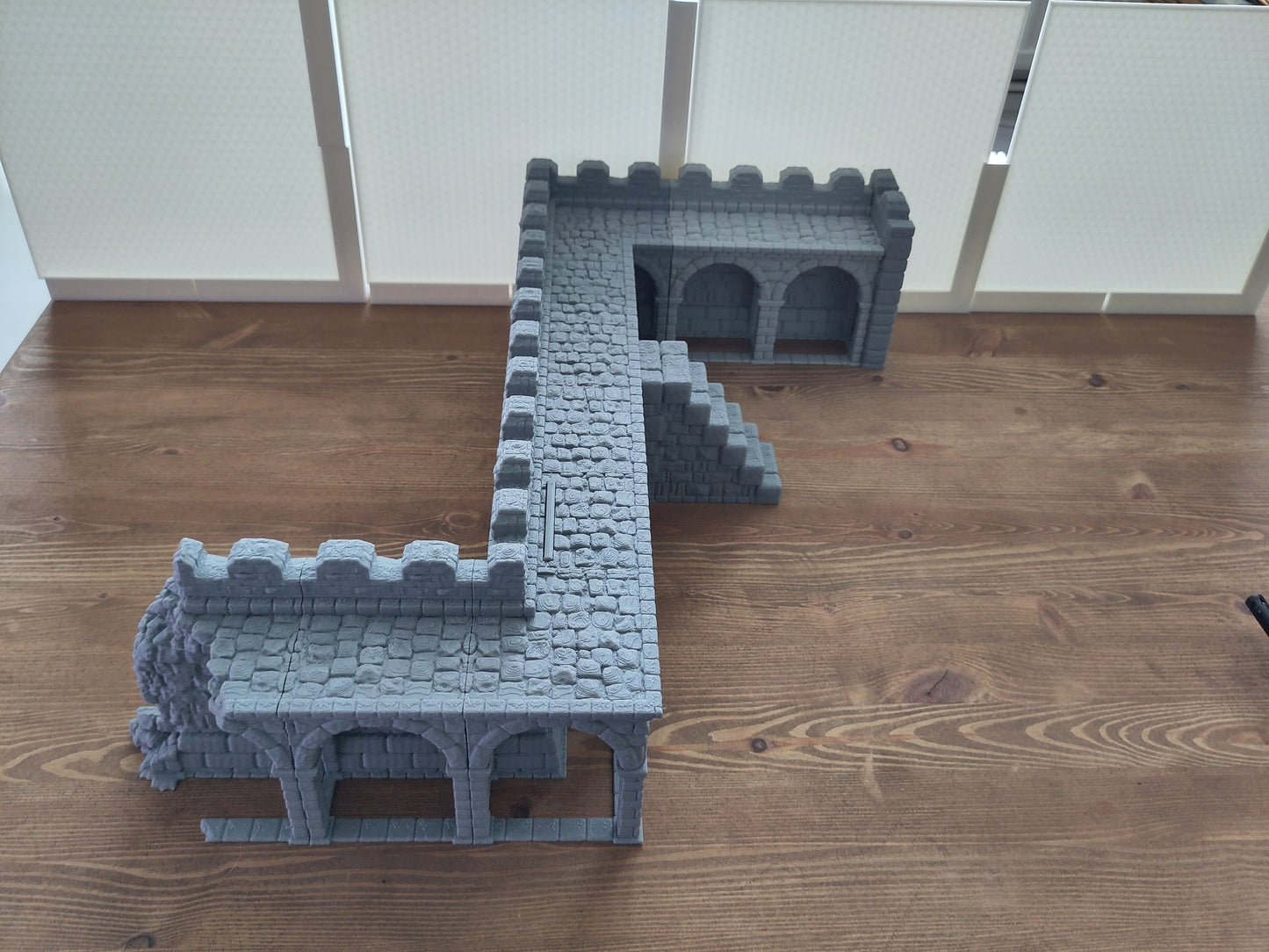 Modular walls 28mm wargaming terrain - make your own fortress! | Part of The Fortress set