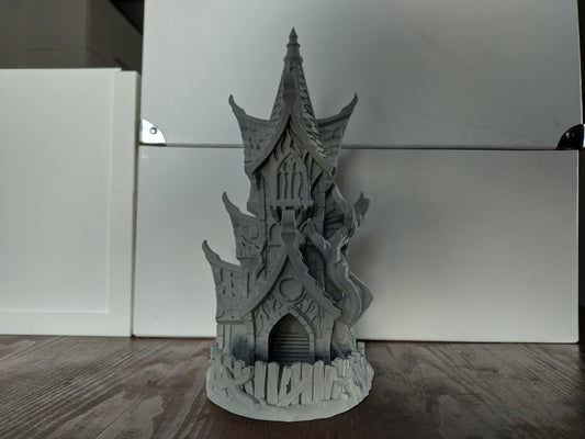Wicked manor dice tower with tray | Dice tower for TTRPGs like D&D | 3d printed accessory for tabletop  and war games