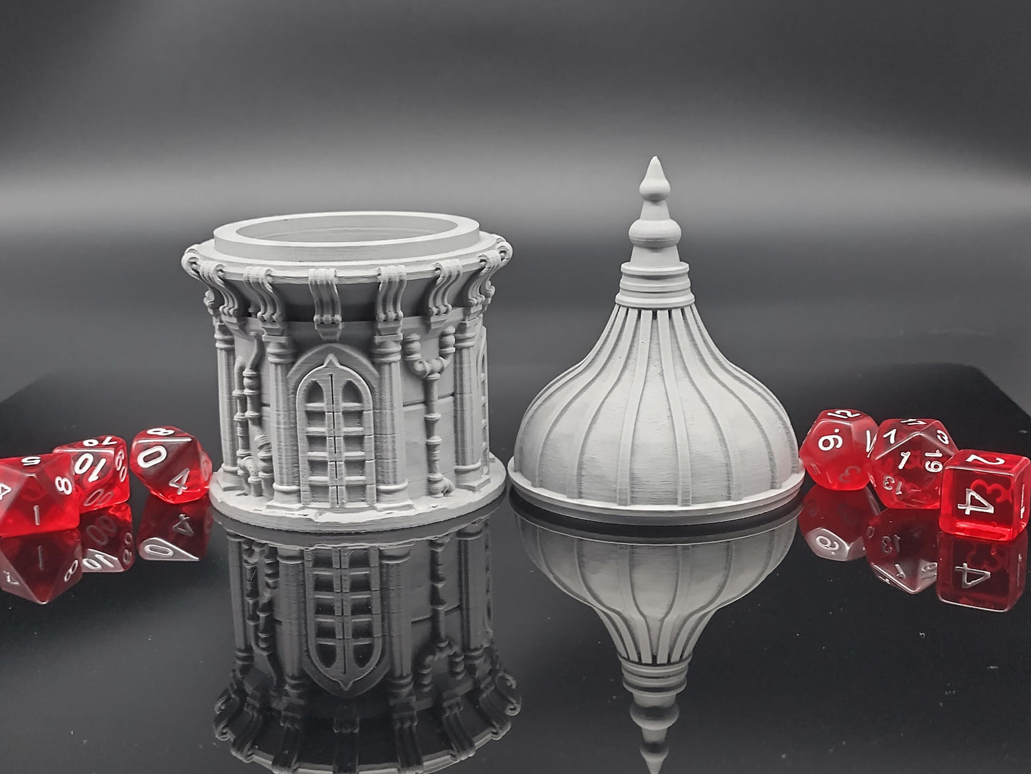 Mechanist's dice box / jail | 3d printed accessory for tabletop RPGs, war games and other dice games