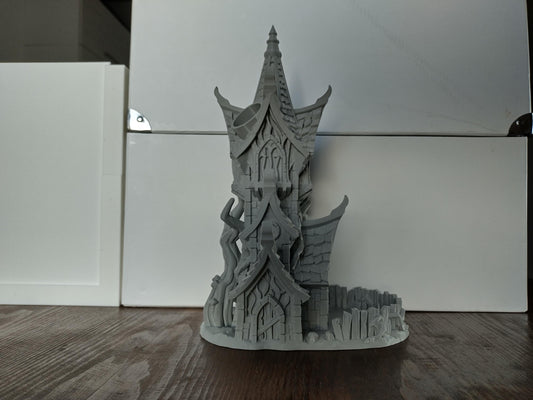 Wicked manor dice tower with tray | Dice tower for TTRPGs like D&D | 3d printed accessory for tabletop  and war games