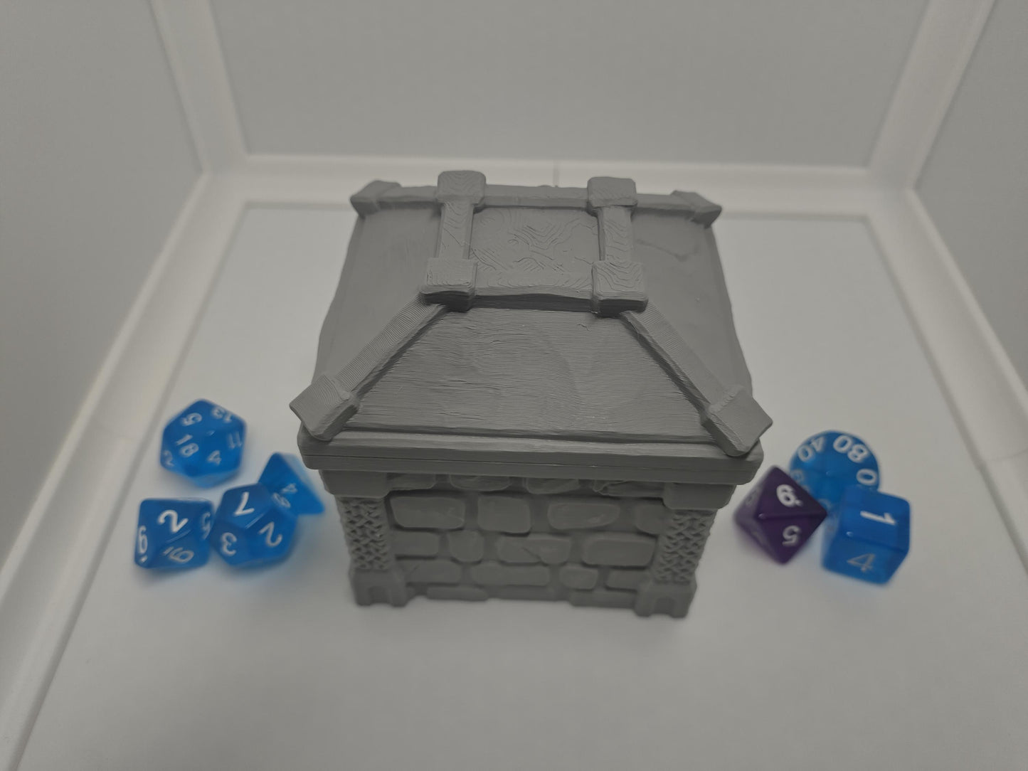 Dwarven dice box | 3d printed accessory for tabletop RPGs, war games and other dice games