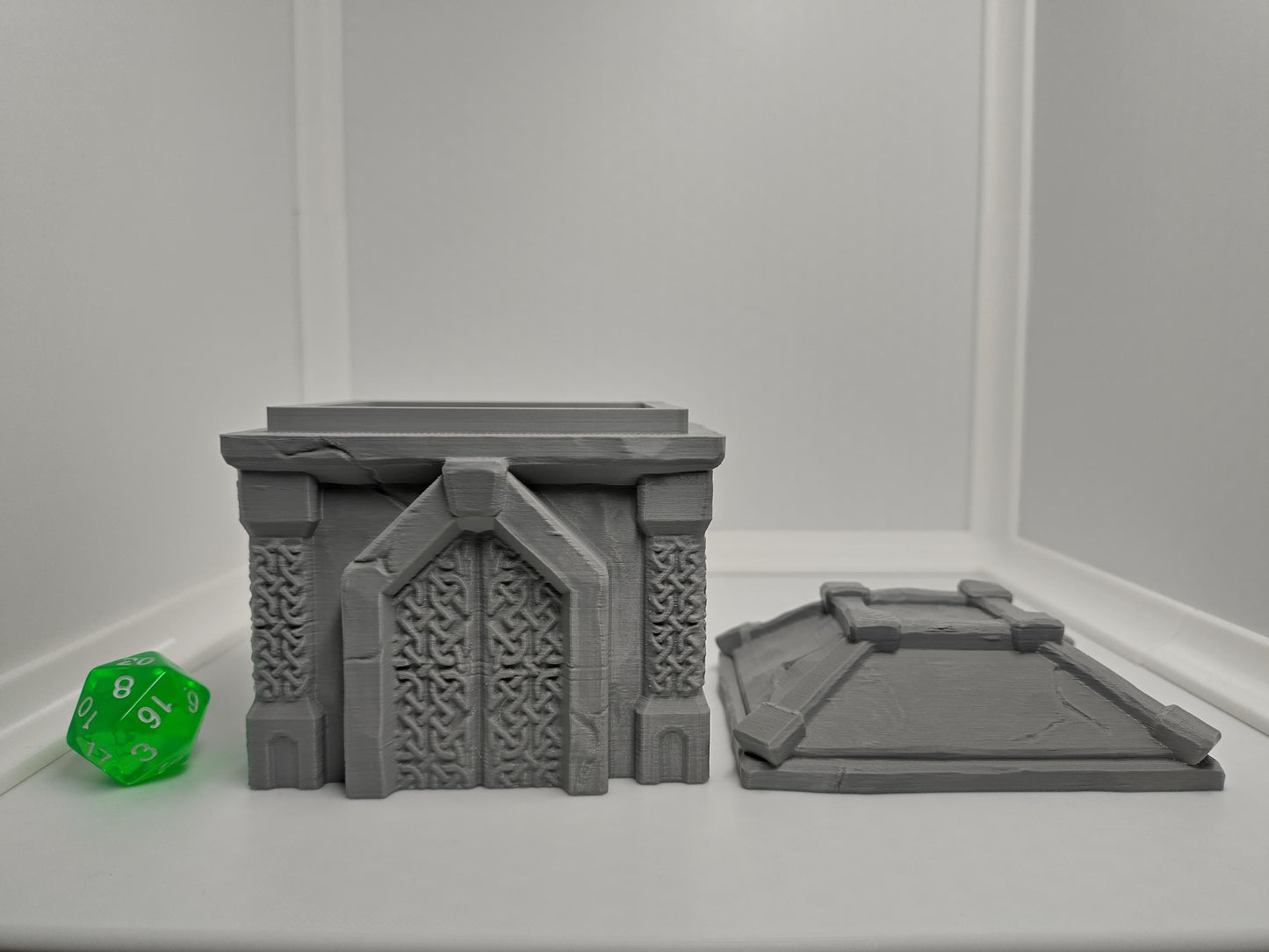 Dwarven dice box | 3d printed accessory for tabletop RPGs, war games and other dice games