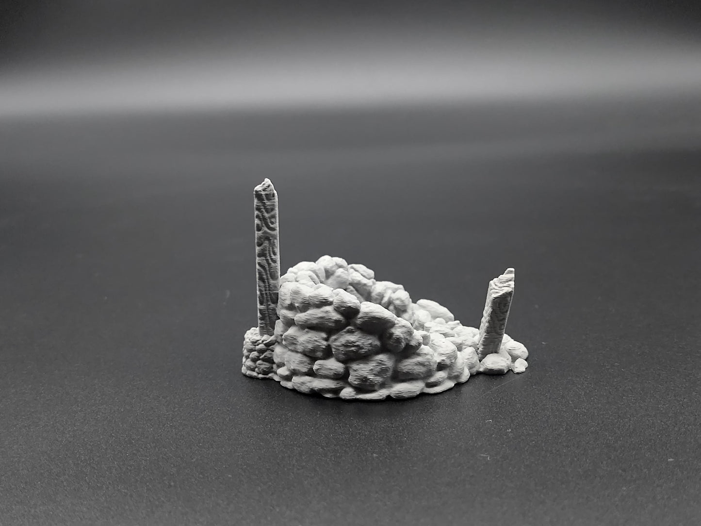 Ruined well for tabletop scales 28mm scale 3D printed scatter terrain