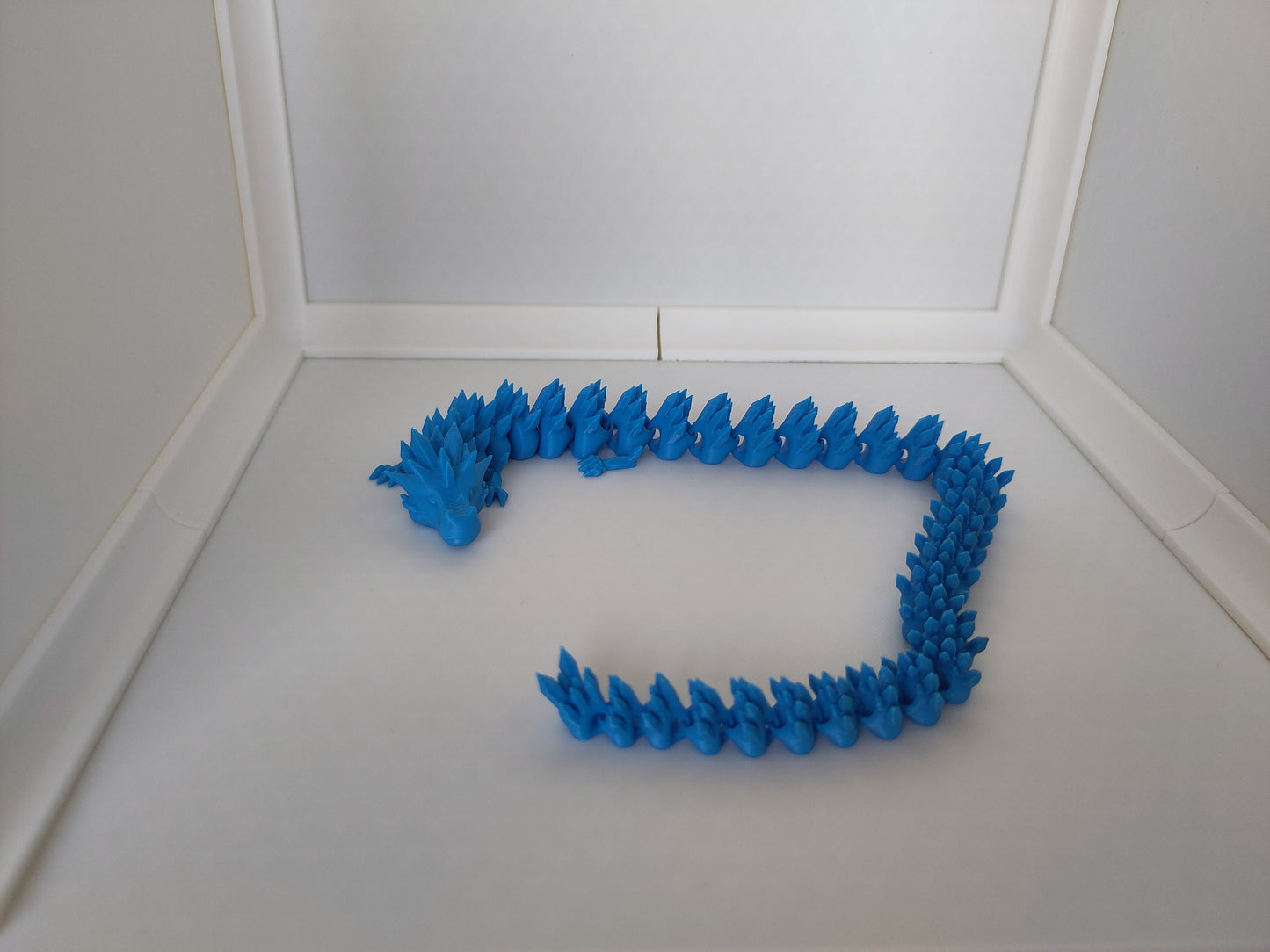 Articulating crystal dragon - 3d printed