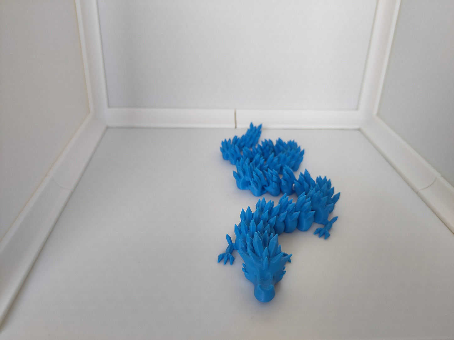 Articulating crystal dragon - 3d printed