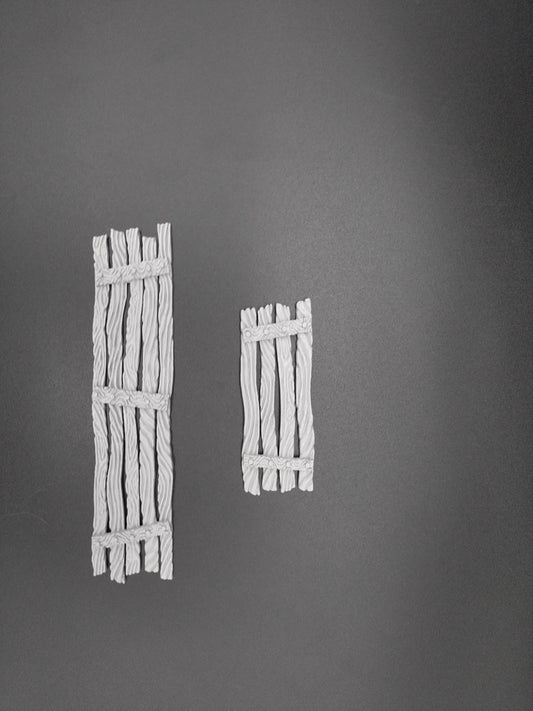 Gangways with planks for miniature games 28mm scale