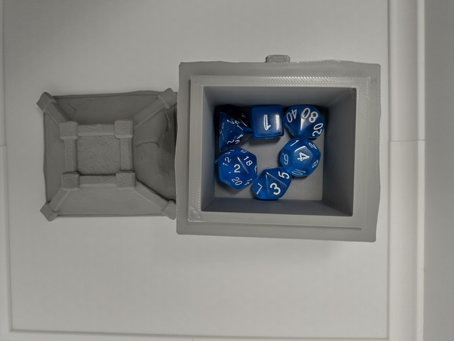 Dwarven dice box | 3d printed accessory for tabletop RPGs, war games and other dice games