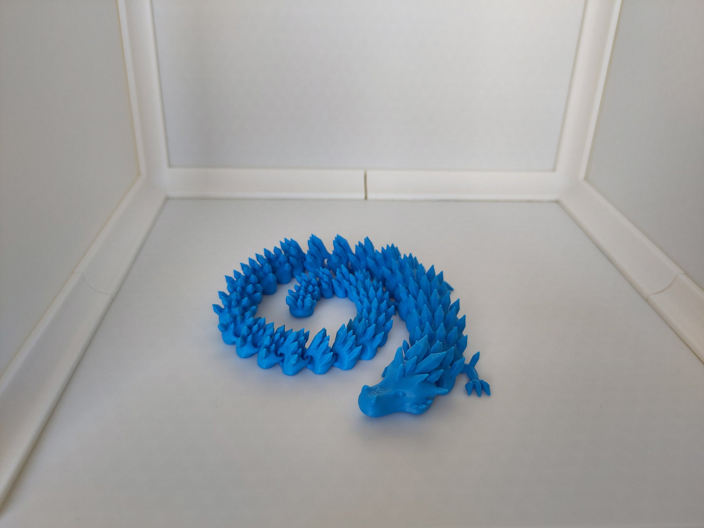 Articulating crystal dragon - 3d printed