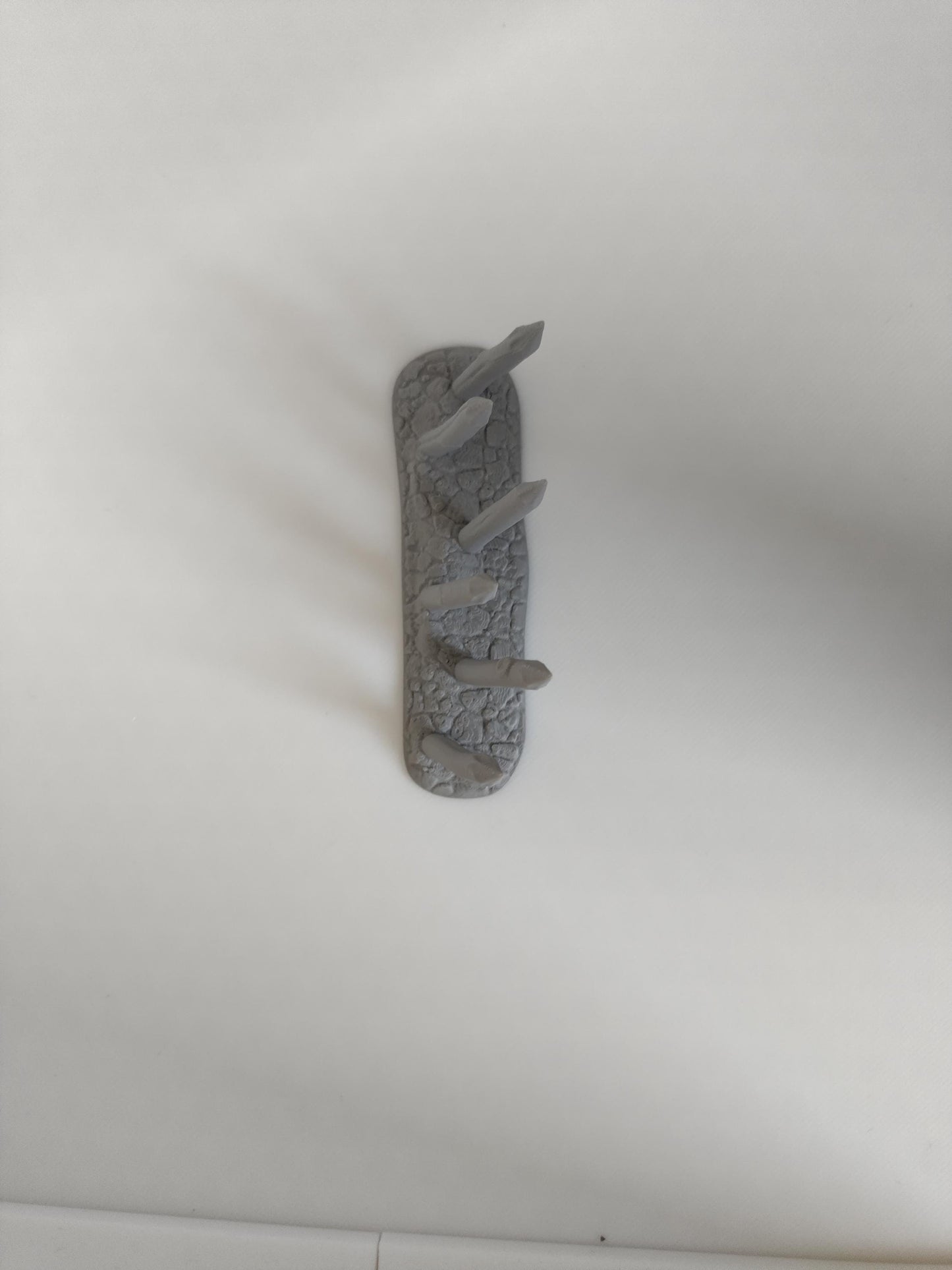 Spiky barrier | 3D printed wargaming & rpg miniature terrain