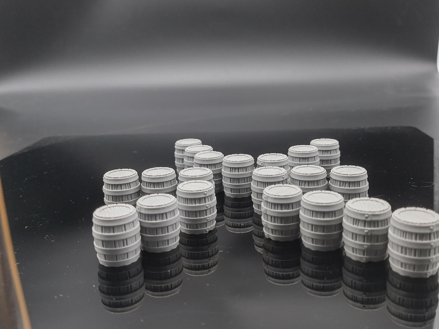 Barrels for RPGs and wargaming | 3D printed miniature terrain
