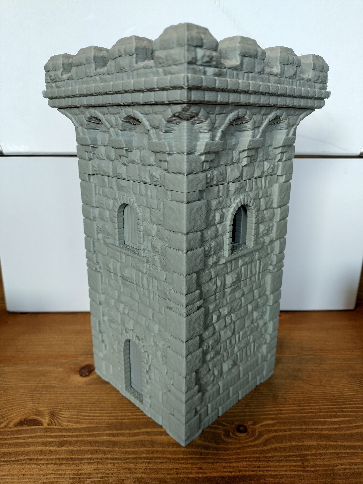 Modular tower terrain 28mm - 3D Printed medieval fortress for fantasy Wargaming & RPGs | Part of The Fortress set