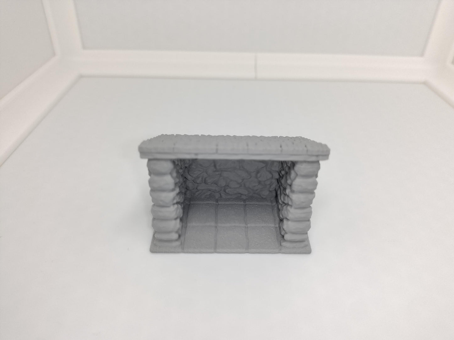 Firewood pile with woodshed for 28mm tabletop games 3D printed terrain