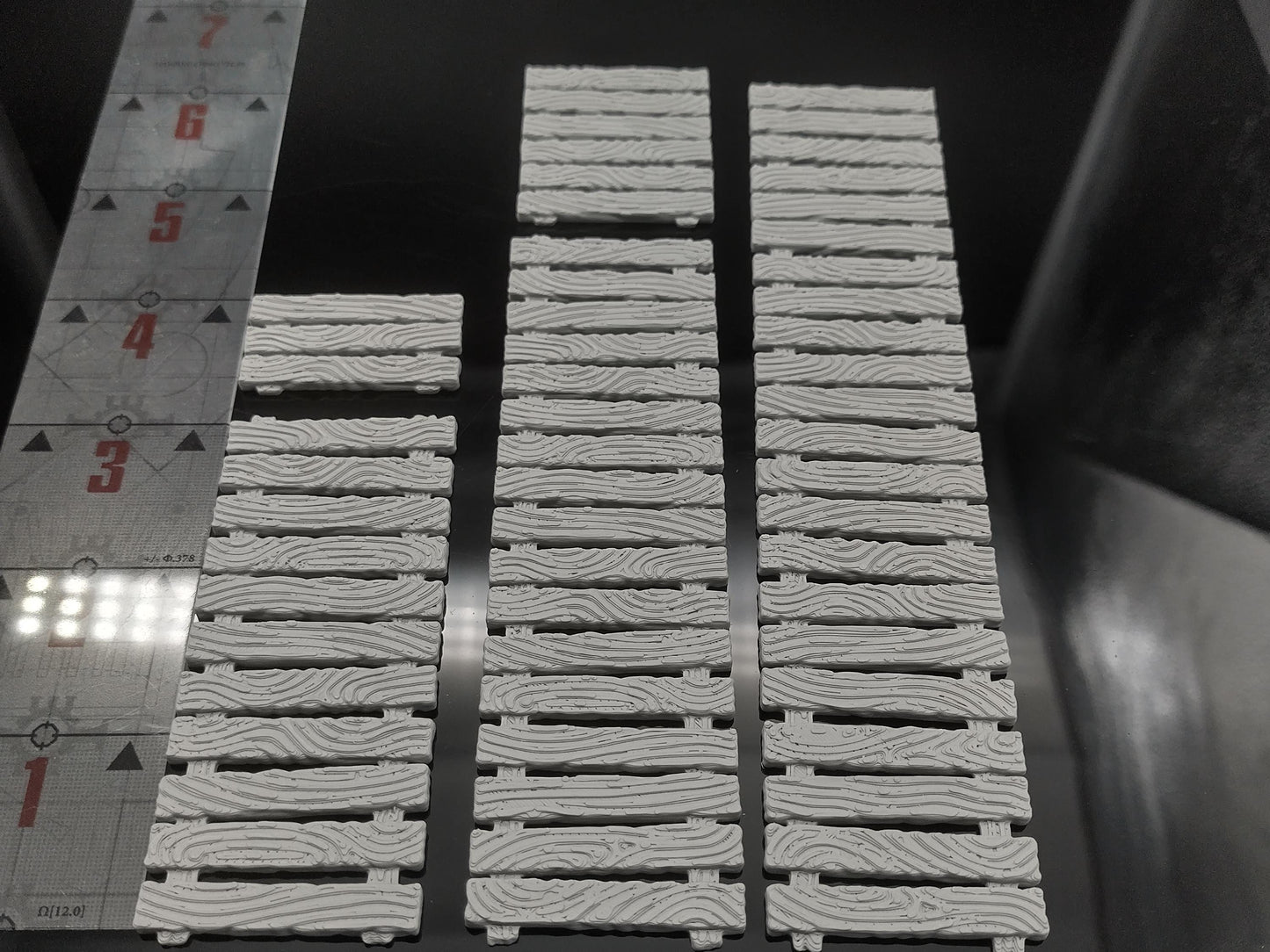 Duckboard 5 piece set wargaming scatter terrain - Sci-Fi grimdark terrain | Trench Warfare Zone