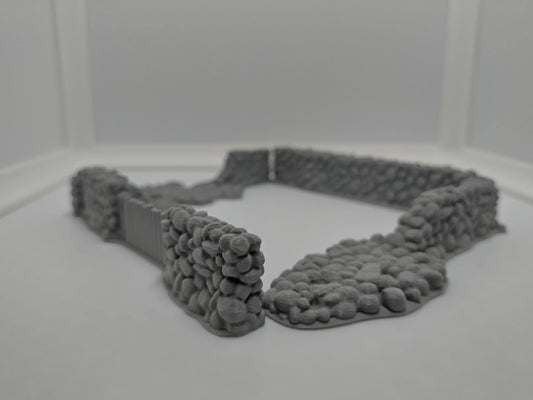 Stone walls scatter terrain 28mm scale | Fences for wargaming, RPGs and other miniature games