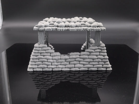 Sandbag bunker wargaming scatter terrain - Sci-Fi grimdark terrain | Trench Warfare Zone
