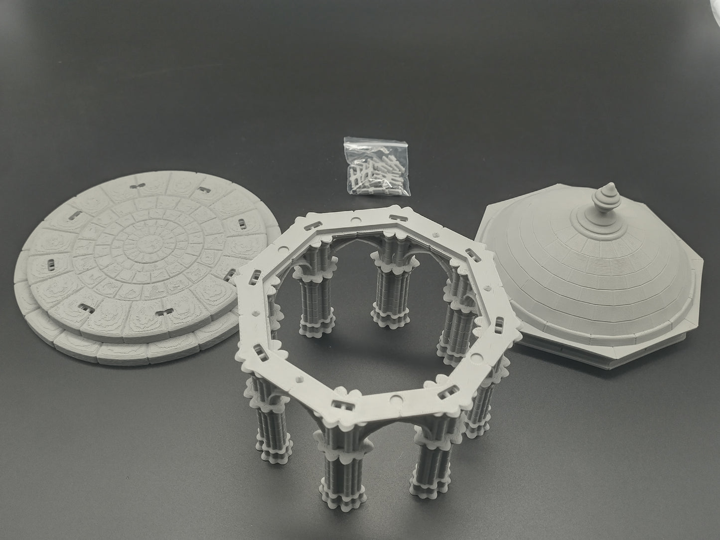 Gothic Gazebo Terrain for 28mm Tabletop Wargames and Fantasy RPGs