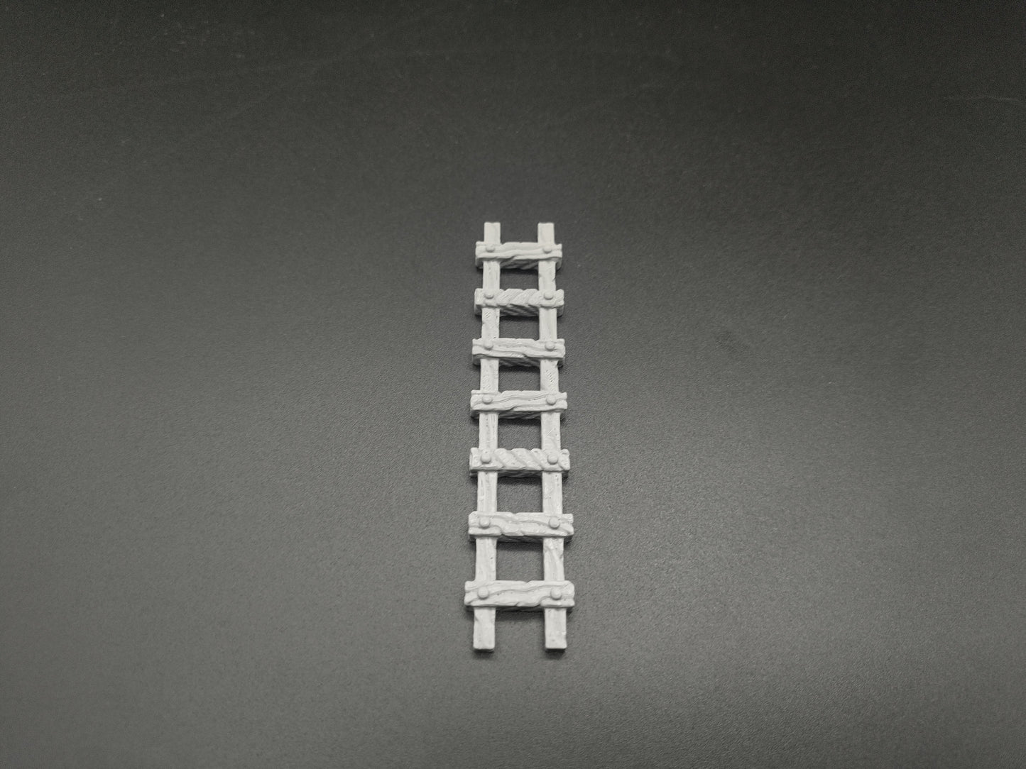 Miniature wooden ladder terrain for 28mm miniatures | Fantasy RPG & tabletop wargame scenery