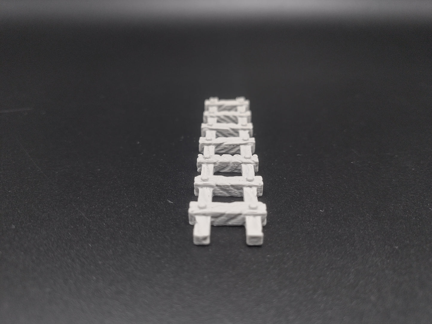 Miniature wooden ladder terrain for 28mm miniatures | Fantasy RPG & tabletop wargame scenery