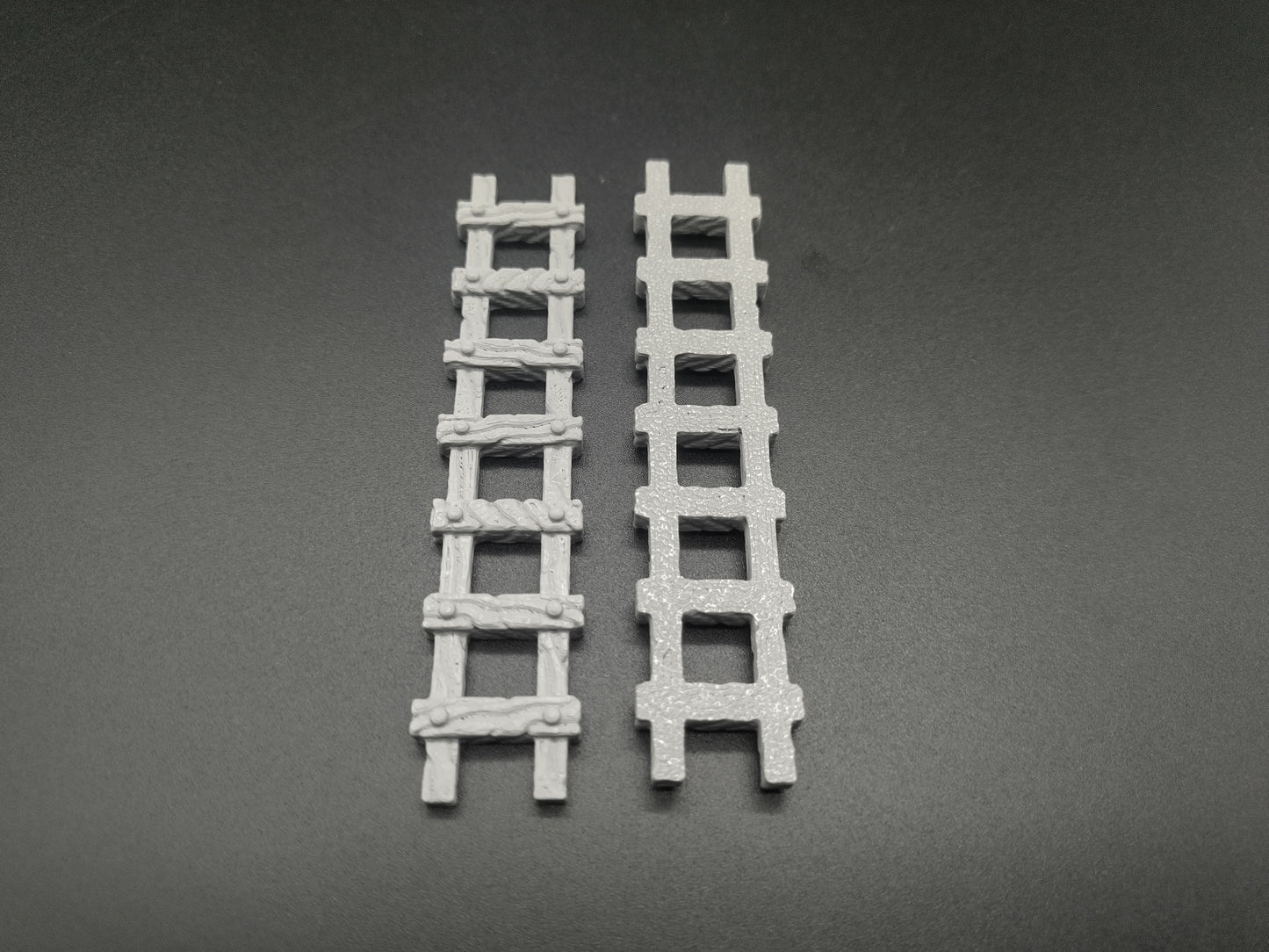 Miniature wooden ladder terrain for 28mm miniatures | Fantasy RPG & tabletop wargame scenery