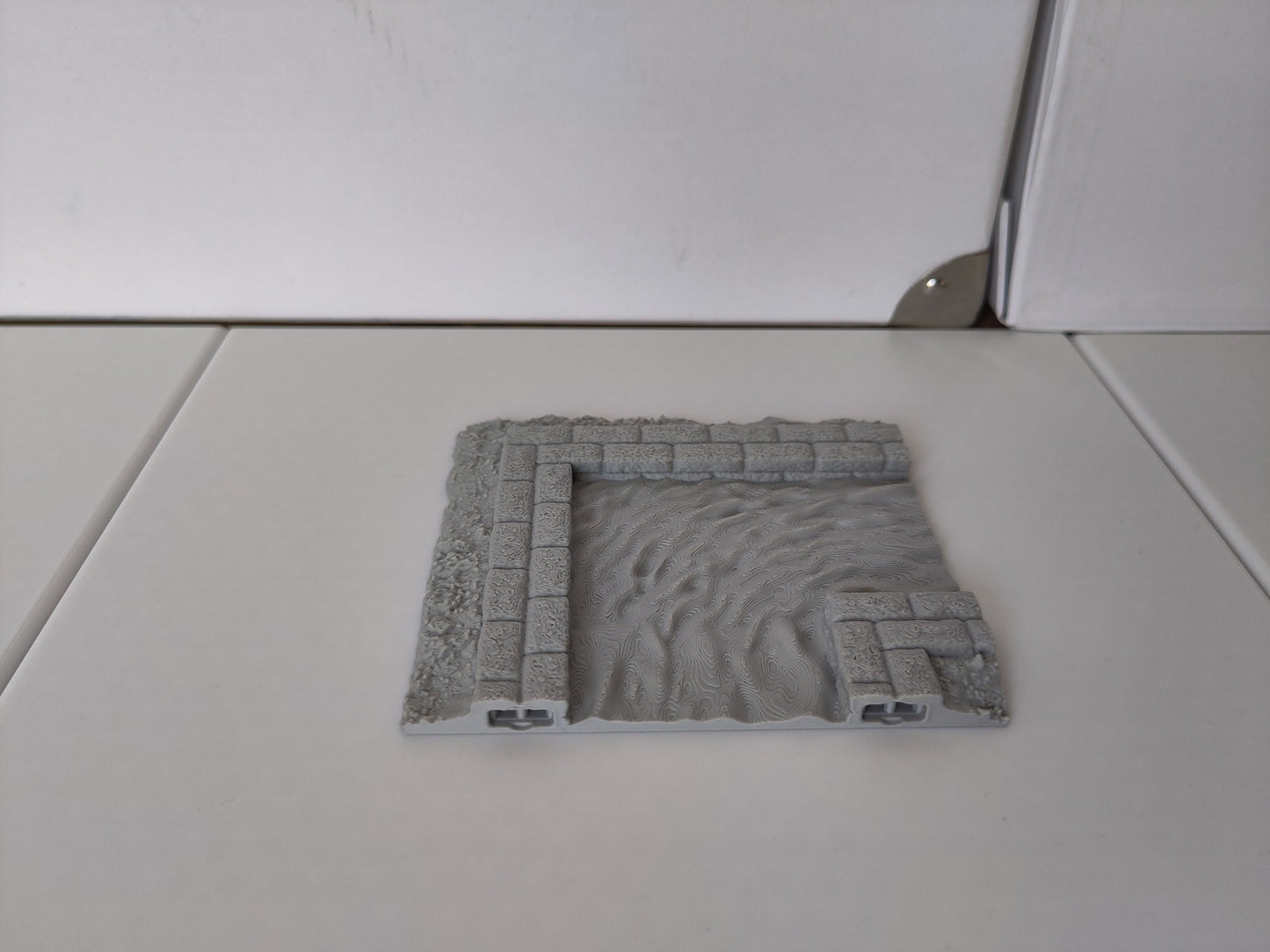 Modular moat terrain for 28mm scale tabletop games | Part of The Fortress set