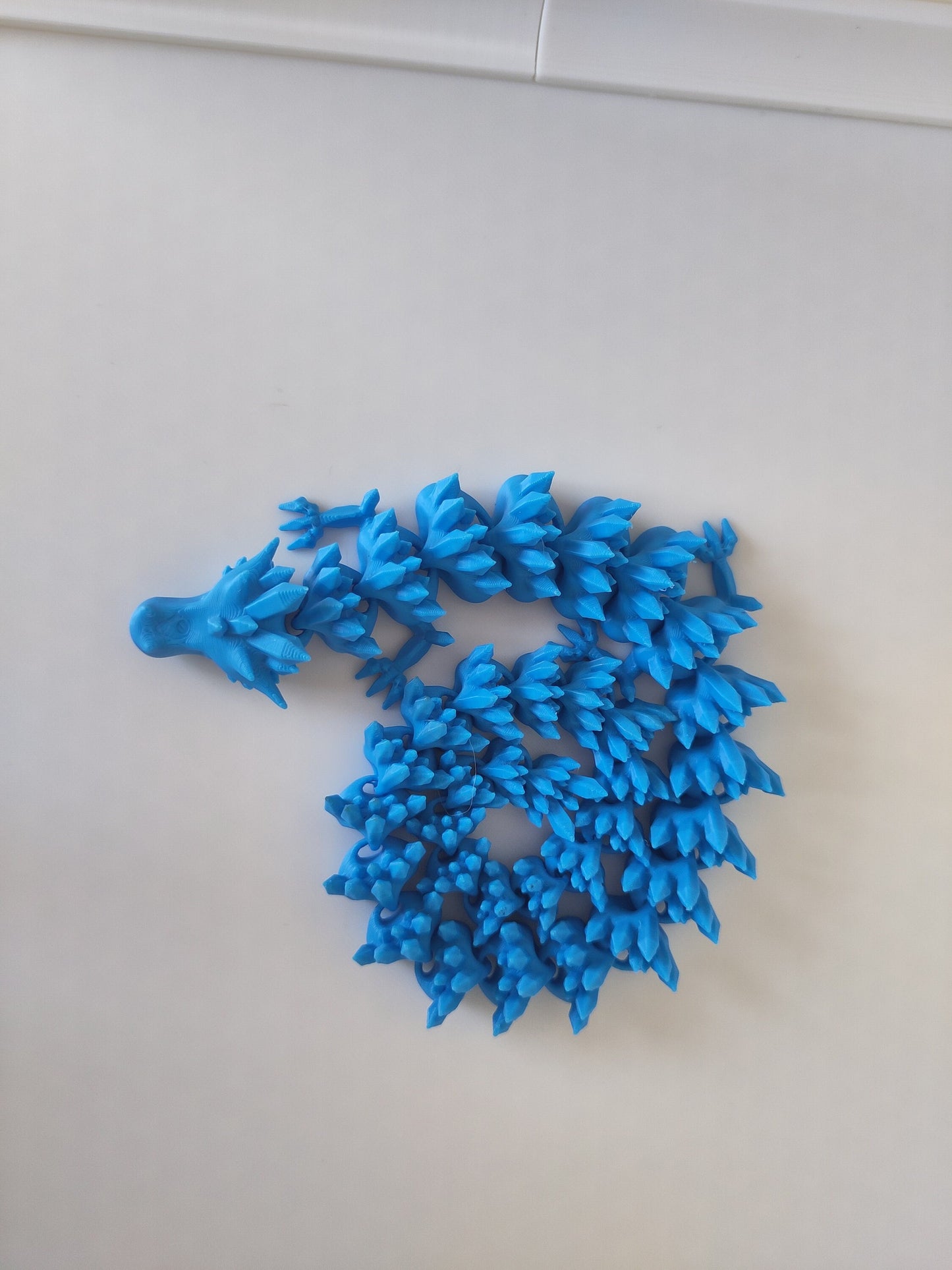 Articulating crystal dragon - 3d printed