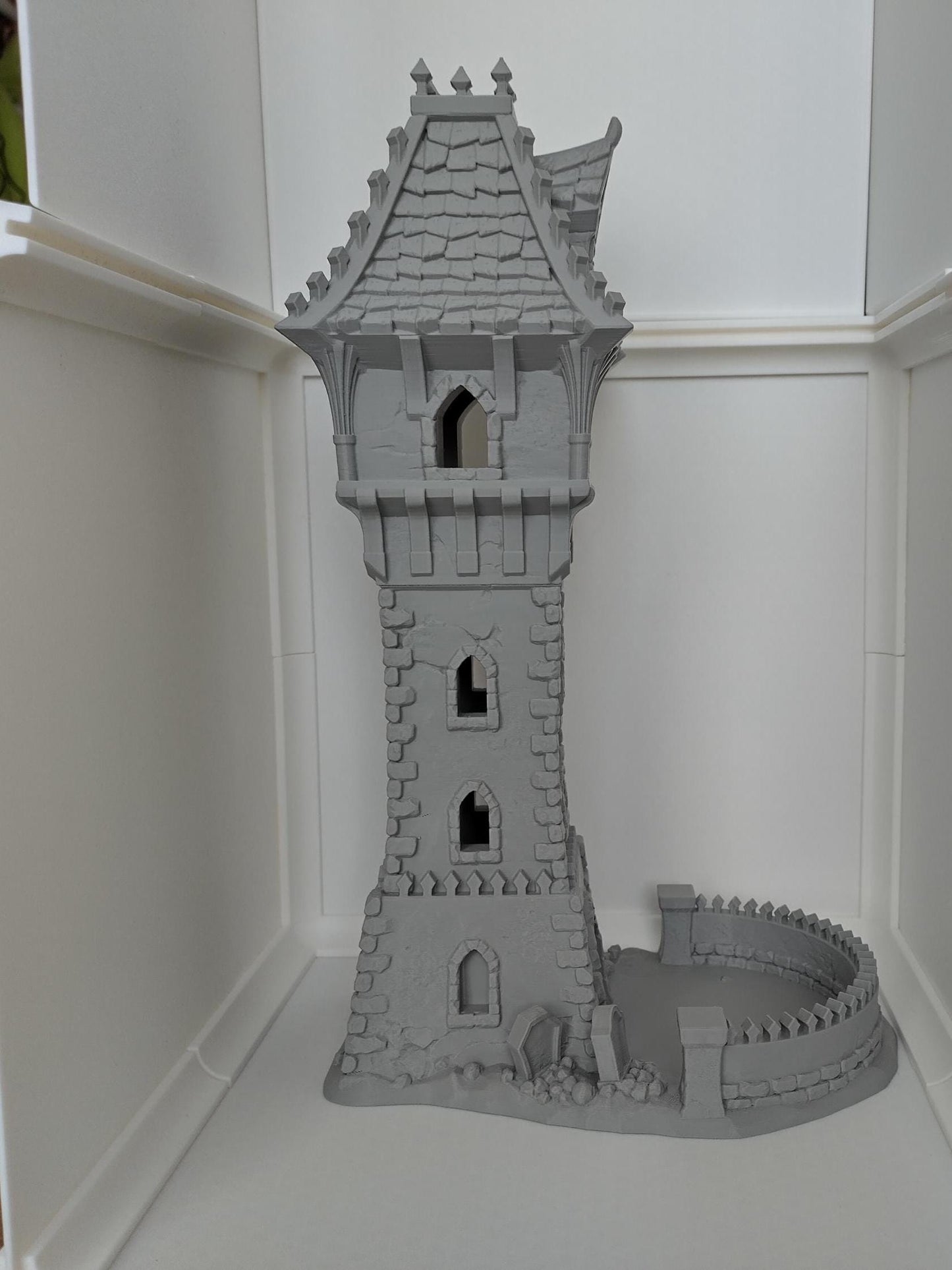 Bat lair dice tower for TTRPGs and other tablet top dice games  | 3d printed accessory for dice games
