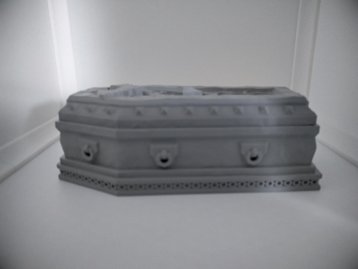 Coffin dice box |  batlord's lair dice storage | 3d printed accessory for tabletop and war games