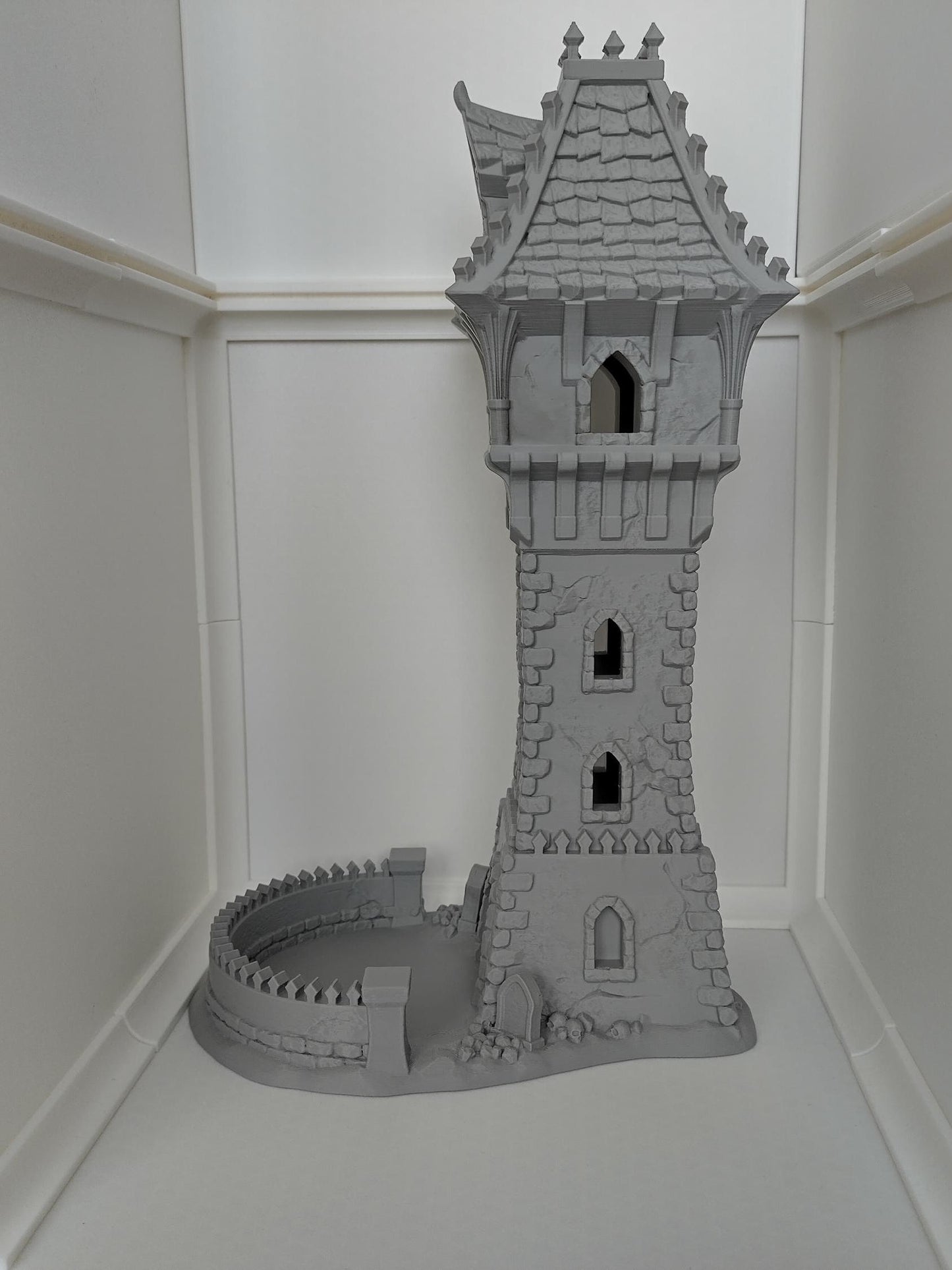 Bat lair dice tower for TTRPGs and other tablet top dice games  | 3d printed accessory for dice games