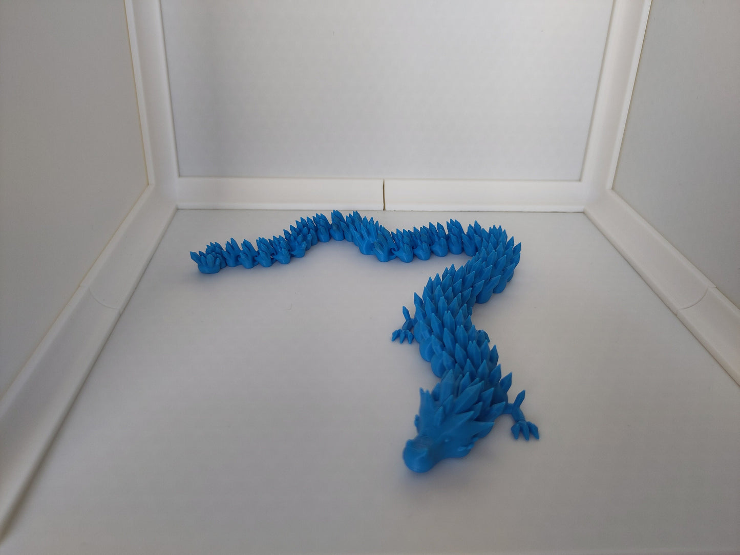 Articulating crystal dragon - 3d printed