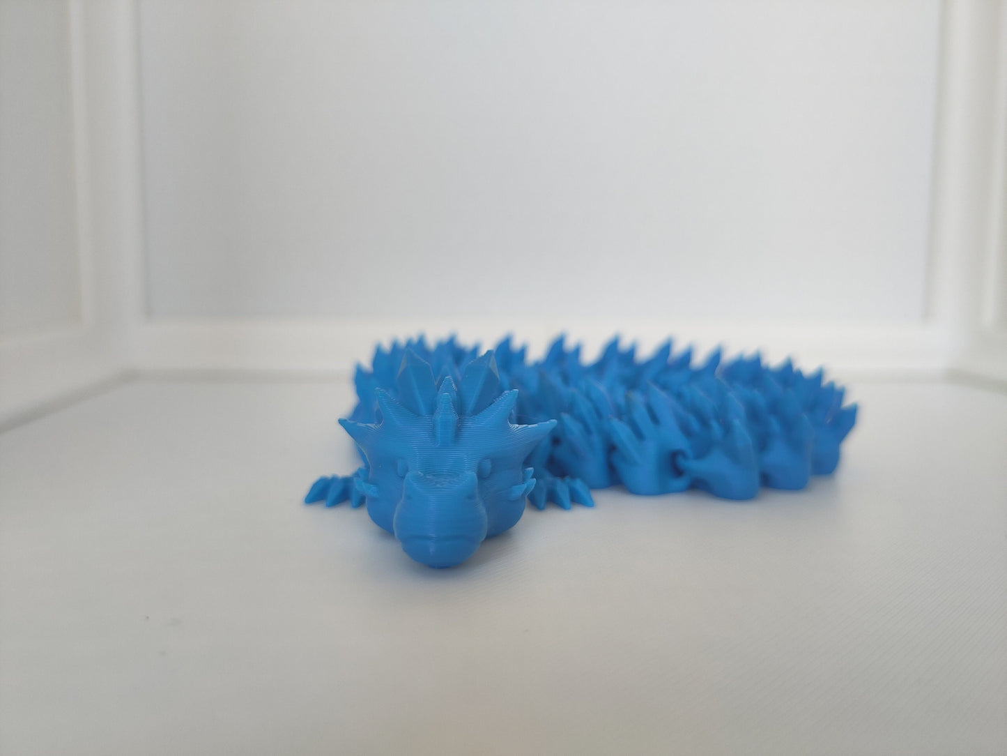 Articulating crystal dragon - 3d printed